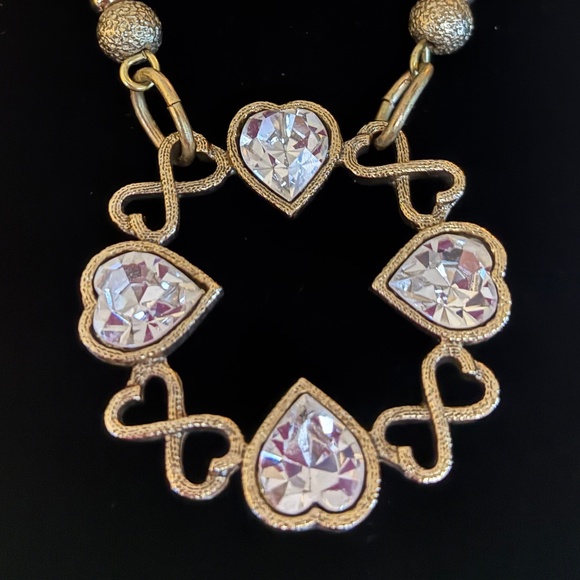 Vintage Brooch Necklace w/ Matching Earrings - Picture 2 of 3